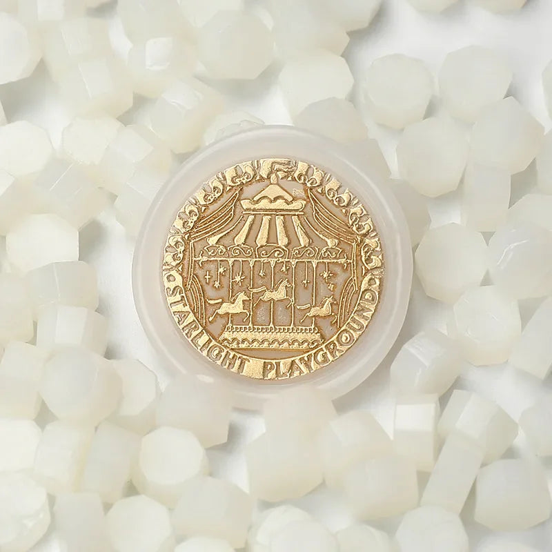 EZ 100Pc Retro Sealing Wax Seal Stamp Wax Beads Scrapbook Material Wedding Birthday Party Invitation stamp DIY stamp decoration