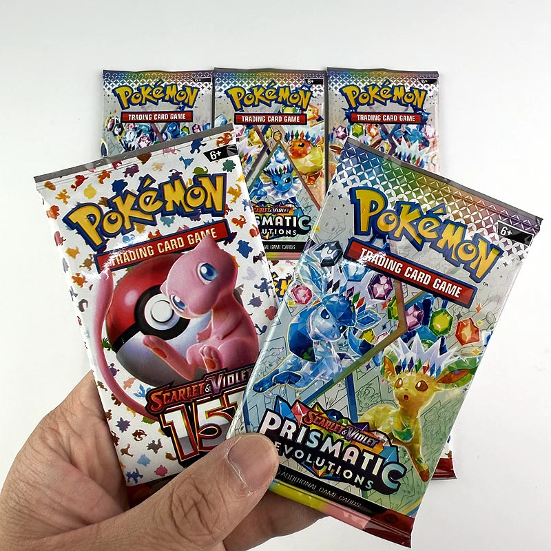 EZ 10/20 Pcs Pokemon Card Prismatic 151 Evolutions English Booster Battle Pokemon Card Game Carte Trading Collection Cards