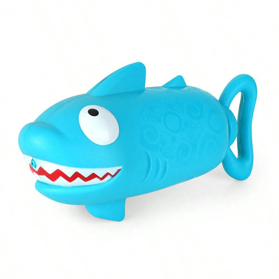EZ Kids Pull-Out Water Gun Toys For Children Shark Cartoon Design Summer Play Beach Watergun Sprinkler Bathroom Shower Bath Toys