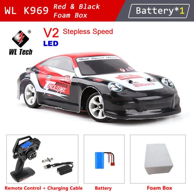 EZ WLtoys K969 K989 Pro 1:28 4WD 2.4G Mini RC Racing Car High Speed Off-Road Remote Control Drift Toys Alloy Vehicle for Kids Gift