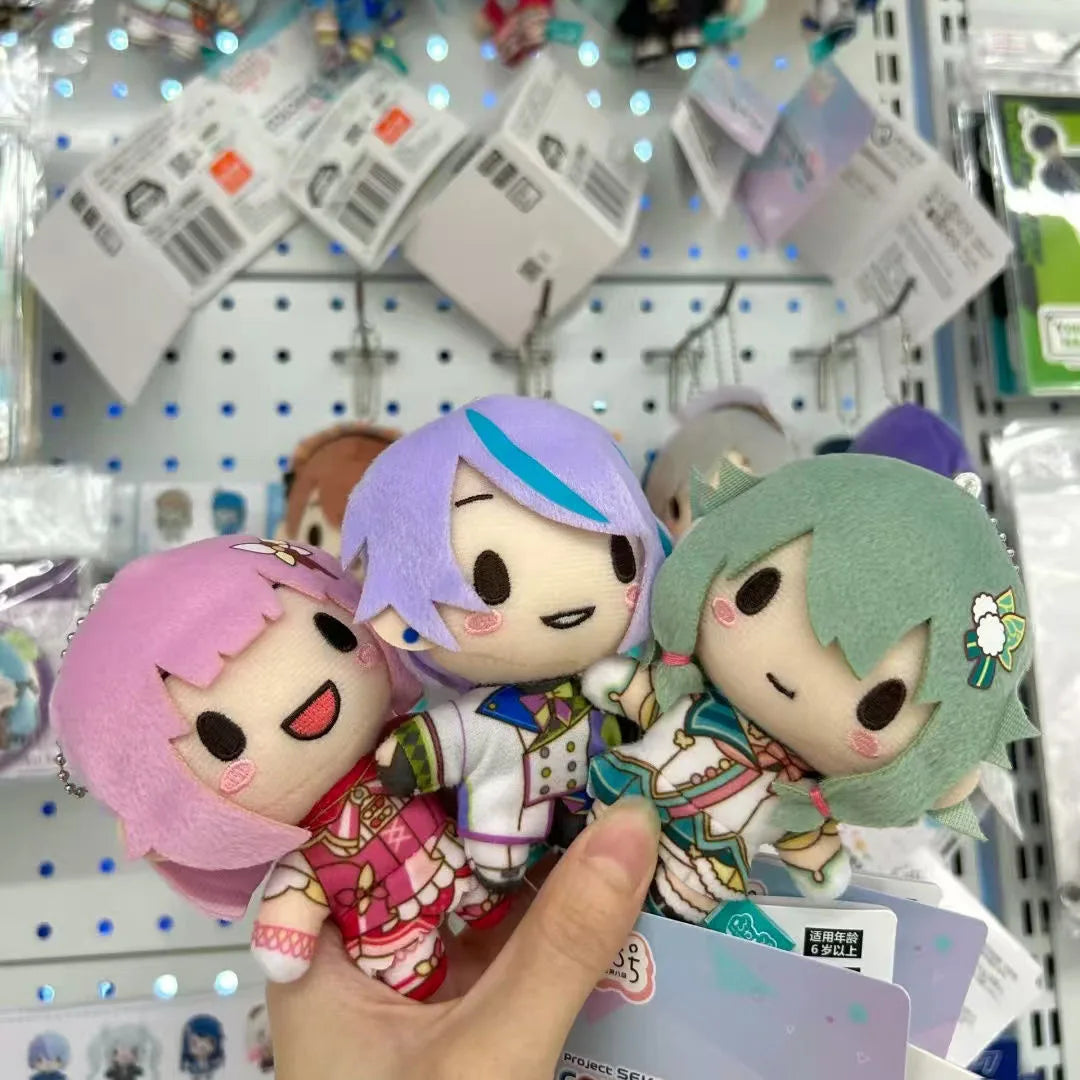 EZ 10cm Pjsk Plush Keychain Project Sekai Kamishiro Rui Stuffed Plushie Pendant  Yoisaki Kanade Kawaii Backpacks Ornaments Toy Gift