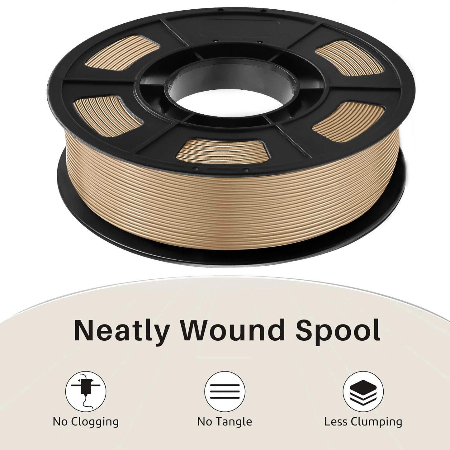 EZ 200G Wood PLA Filament 1.75mm ±0.03mm For FDM 3D Printer And Pen High Quality Bubble Free Fast Shipping