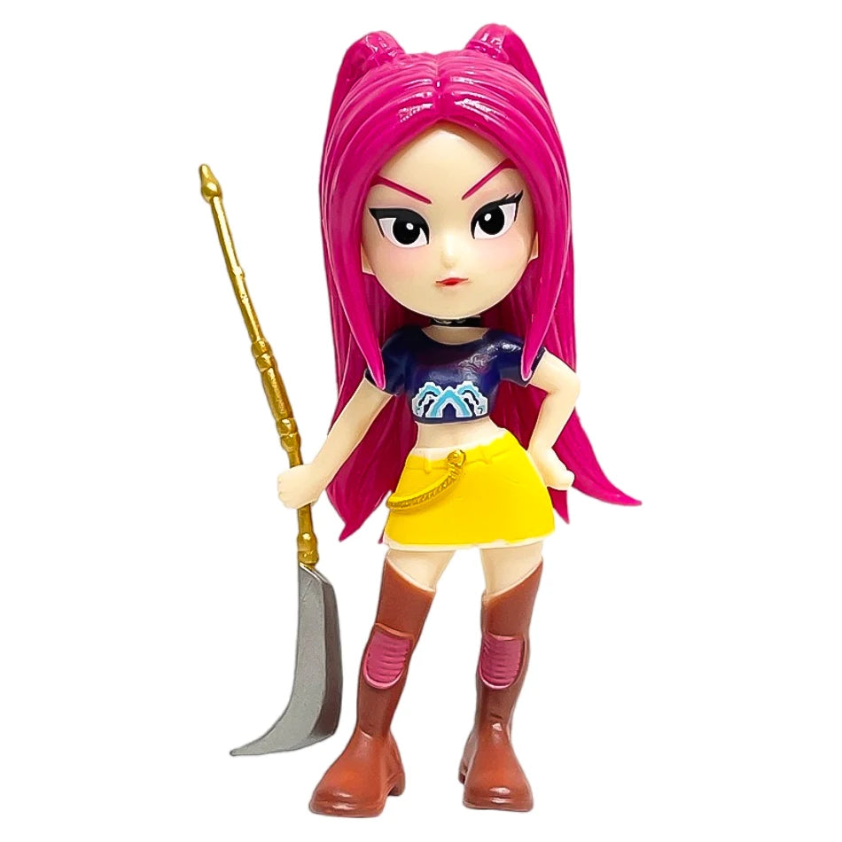 EZ 1-6pcs Kpop Devil Hunter Blind Box Disassembly Fun Blind Bag Small statue Peripheral Desktop decoration fans gift ﻿