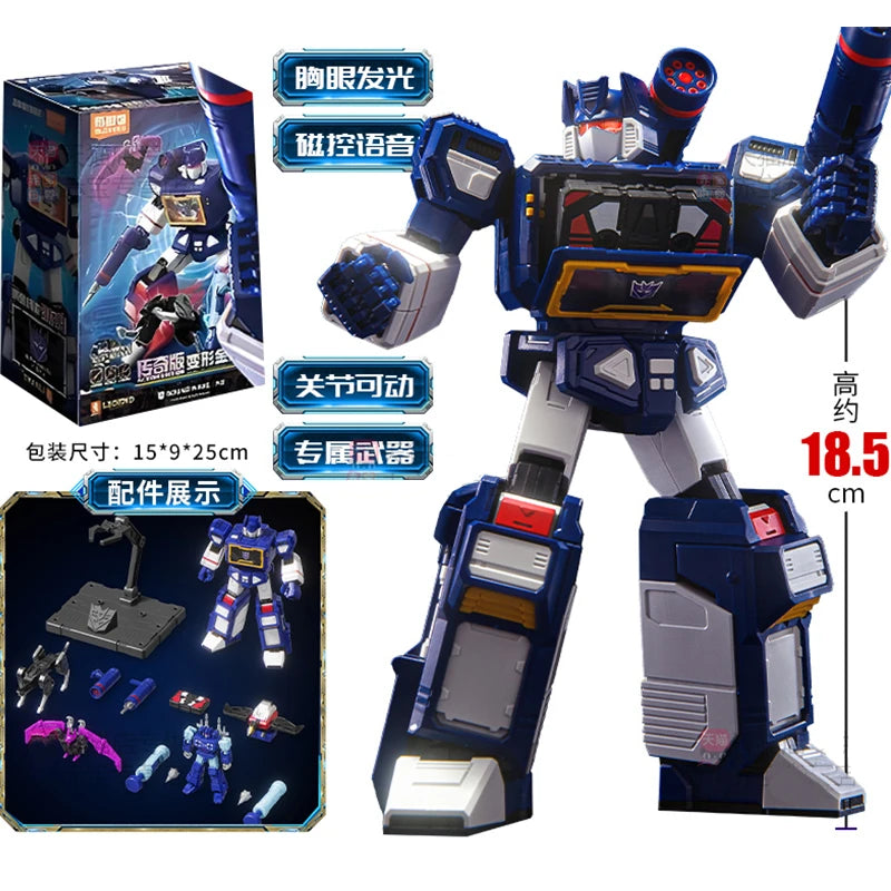 EZ 18.5CM Original Transformation Soundwave RUMBLE RAVAGE LASERBEAK RATBAT G1 ACTION EDITION Action Figure Toy Decepticons Autobots