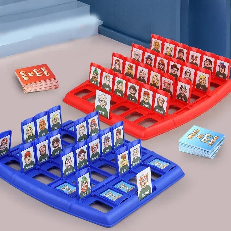 EZ Guess who I am board game parent-child interaction toy logical reasoning children's puzzle guess me you my character chessboard
