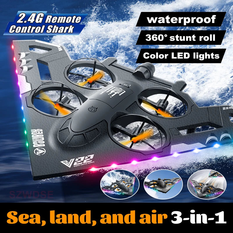 EZ V22 3 IN 1 RC Foam Aircraft EPP Plane 2.4G Radio Control Glider Remote Control Fighter Plane Glider Airplane Foam Boys Toys