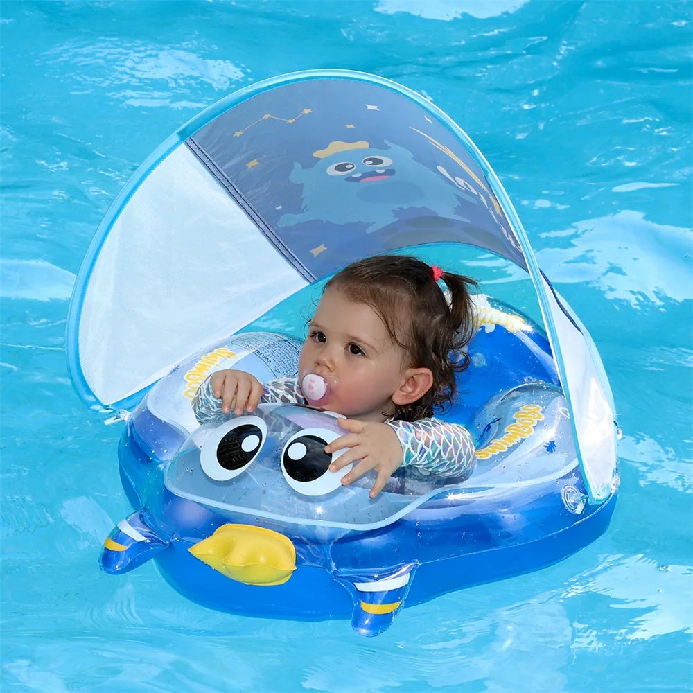 EZ Swimbobo Kids Inflatable Baby Floating Water Toy Swimming Floats Waist Trainer Child Swim Pool Ring PVC Children Float