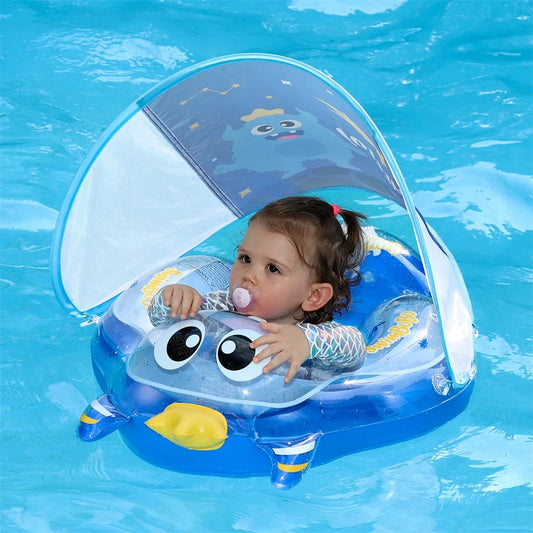 EZ Swimbobo Kids Inflatable Baby Floating Water Toy Swimming Floats Waist Trainer Child Swim Pool Ring PVC Children Float