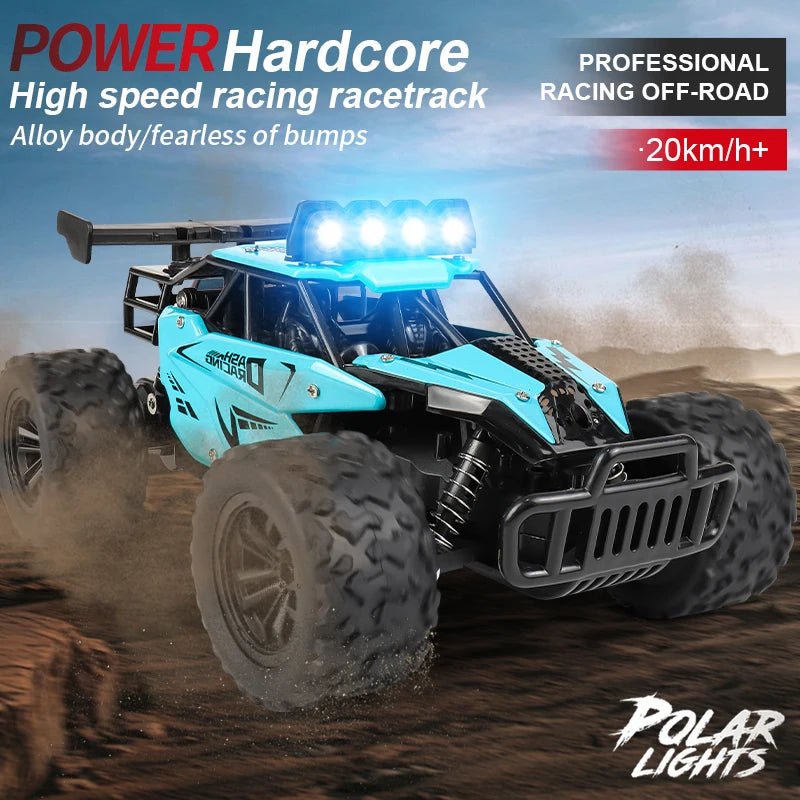 EZ RC8 2.4GRC Proportional Throttle Alloy Remote Control Car 1:16 Highspeed Big Foot Climbing off Road Vehicle Racing Model Toy
