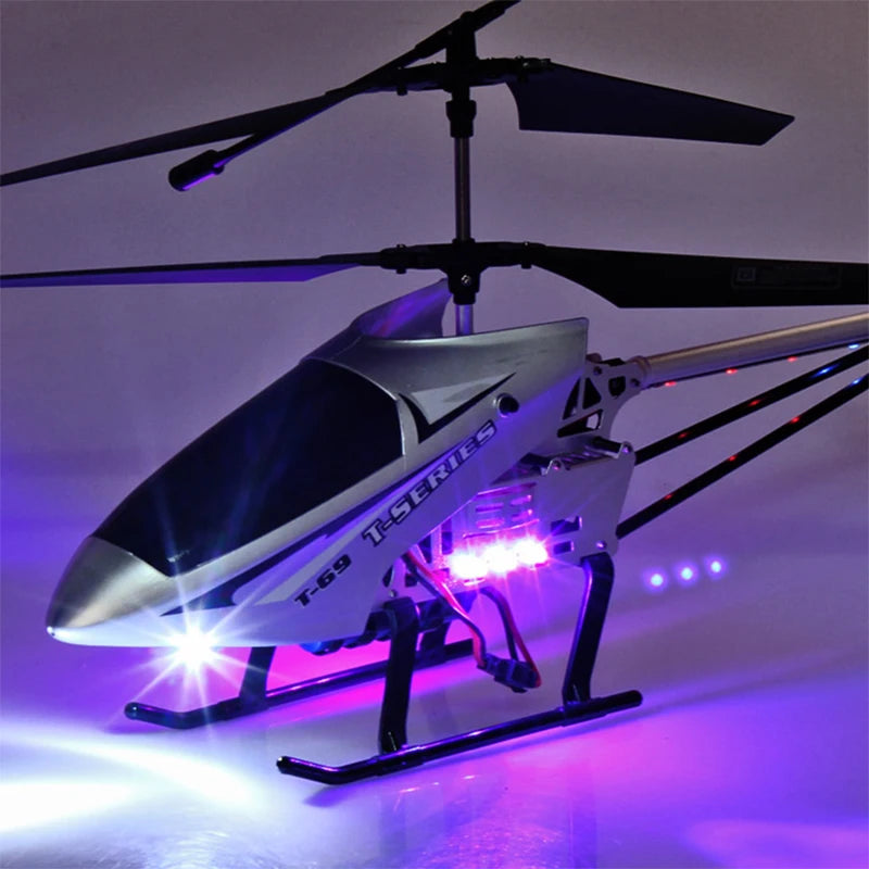 EZ Large Remote Control Helicopter 80cm Extra 2.4G 3.5CH Rc Drone Durable Charging Toy Drone Model UAV Outdoor Aircraft Helicoptero