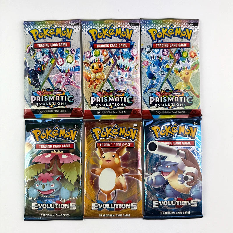 EZ 10/20 Pcs Pokemon Card Prismatic 151 Evolutions English Booster Battle Pokemon Card Game Carte Trading Collection Cards