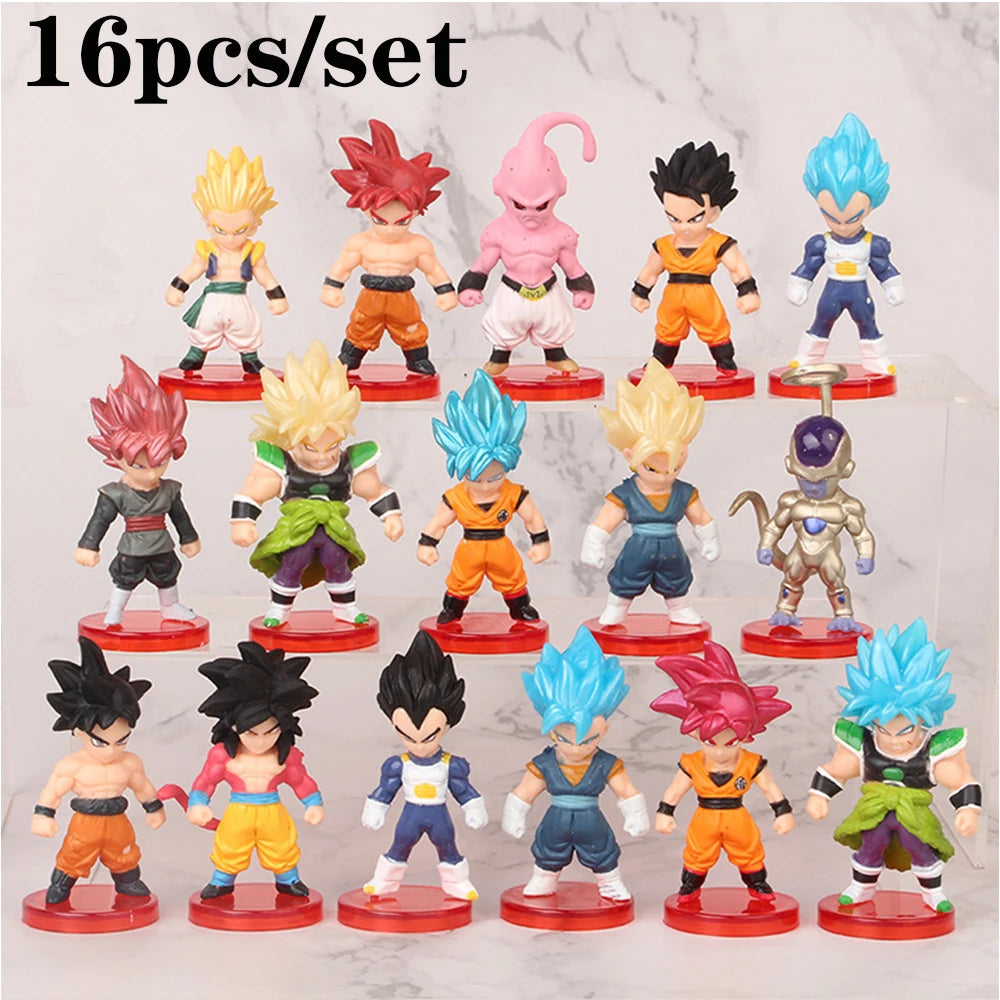 EZ Dragon Ball Action Figure SHF Super Saiyan Anime Figurine Movable and Modifiable Doll Model Collection Toys Gifts ﻿