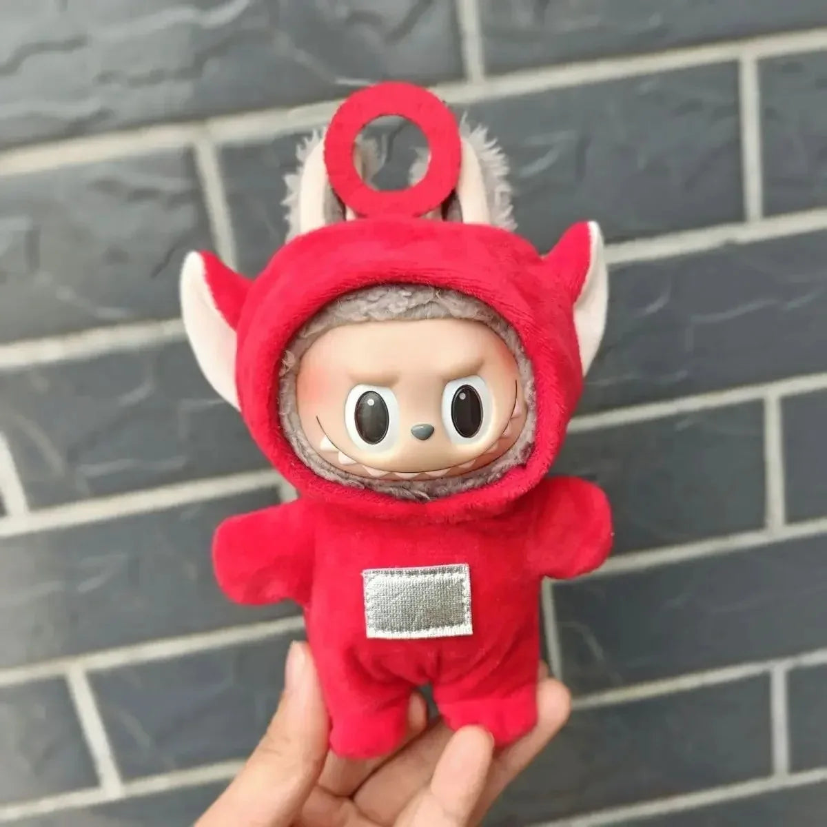 EZ Labubu Doll Clothes Outfit Accessories for Korea Kpop Exo Labubu Idol Dolls 17cm Cotton Doll Crawling Clothes Pull-up Clothing
