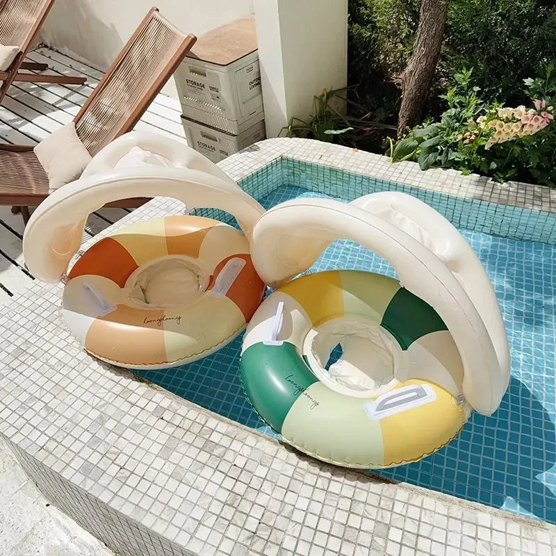 EZ Baby Swimming Float Ring Pool Bathtub Toys Pool Accessories for Kids  Swimming Circle Float Seat Summer Beach Pool Party 1 2 3 Y