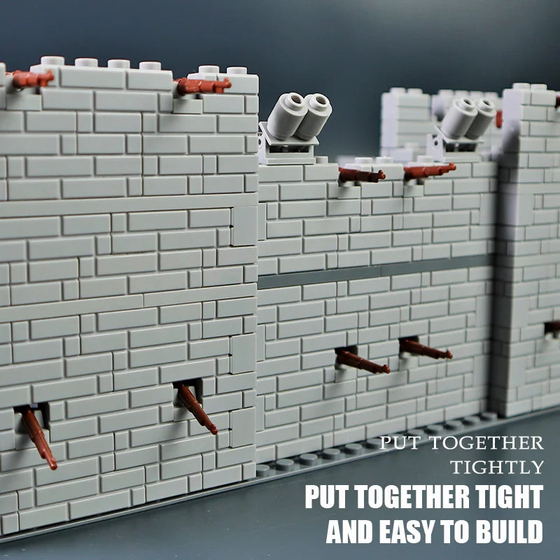 EZ MOC Military Base Building Blocks Weapons House Blocks Toys for Boys Compatible Classic Army Guns Accessories Bricks Kids Toys
