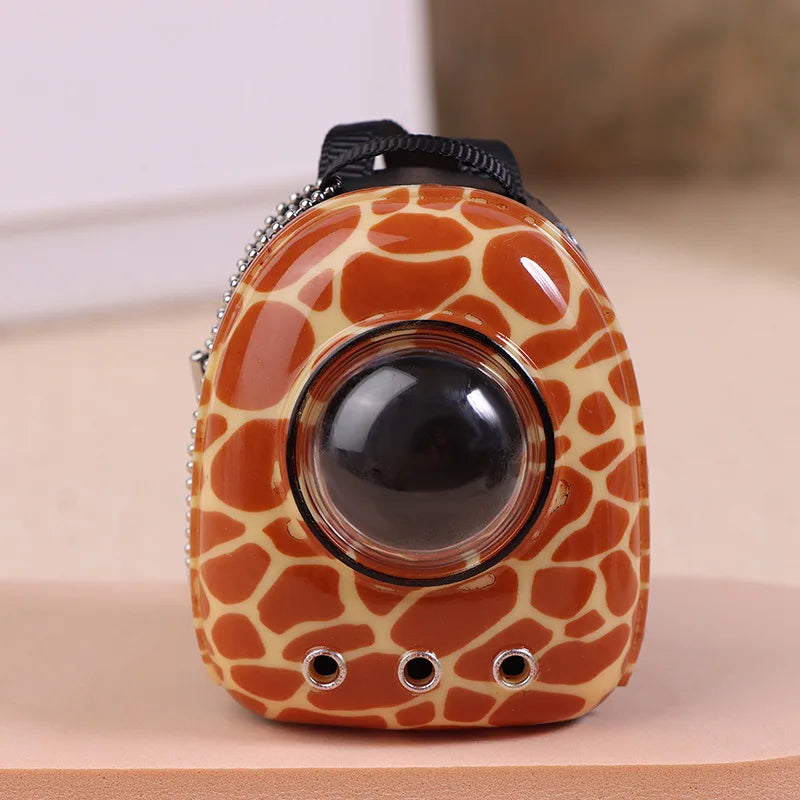 EZ Labubu Doll Canvas Backpack Simulation Pet Bag for 15/17cm Dolls Cute Doll Accessories