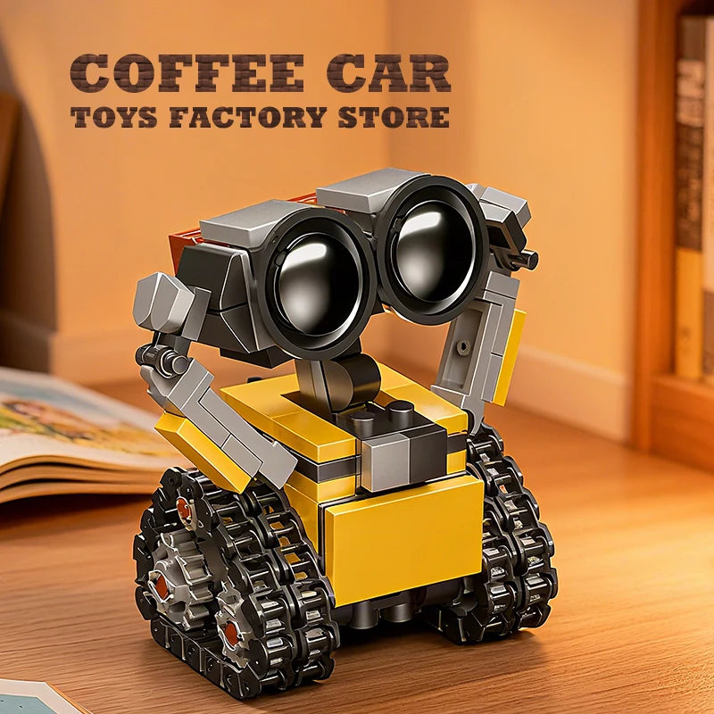 EZ Space Mini Robot MOC Building Bricks Toys 217Pcs Tracked Bot Model Classic Movie Sci-Fi Blocks Dolls Kids Adult Christmas Gifts