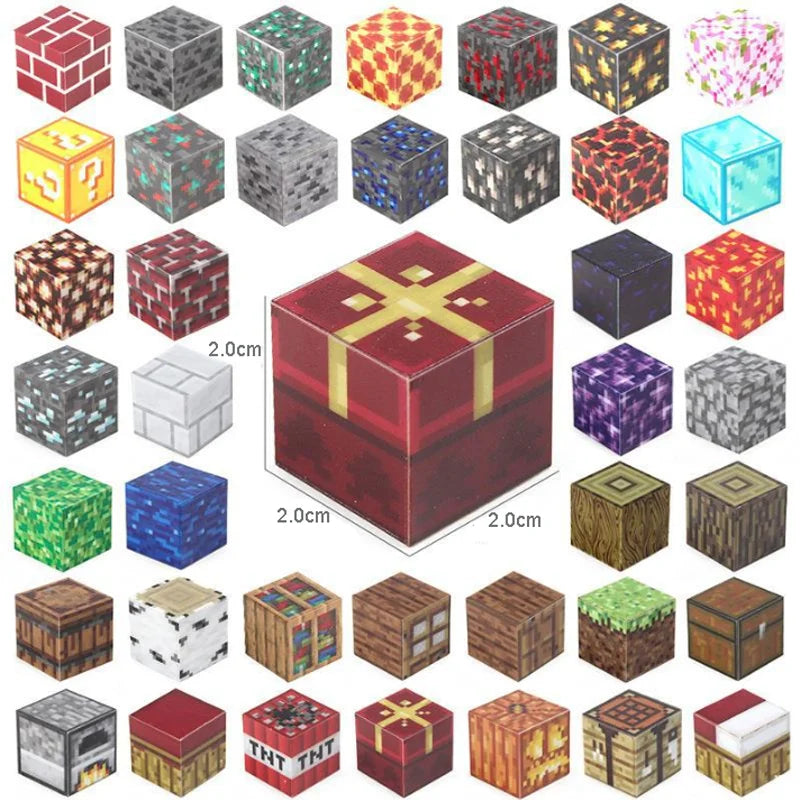 EZ 10-500PCS Magnetic Building Blocks Magnet Set Bricks Mini World STEM Construction DIY Educational Toys For Kids Birthday Gifts