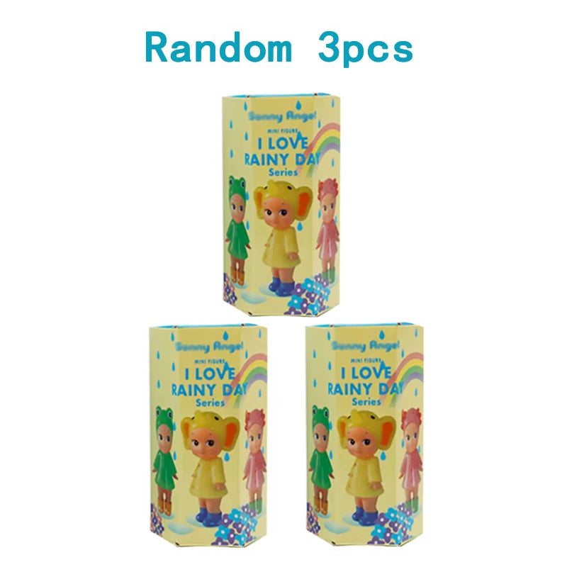 EZ Sunny Angel I Love Rainy Day Series Blind Box Kawaii Vinyl  Mystery Toys Mini Figure Desktop Decor Girls Kids Birthday Gift
