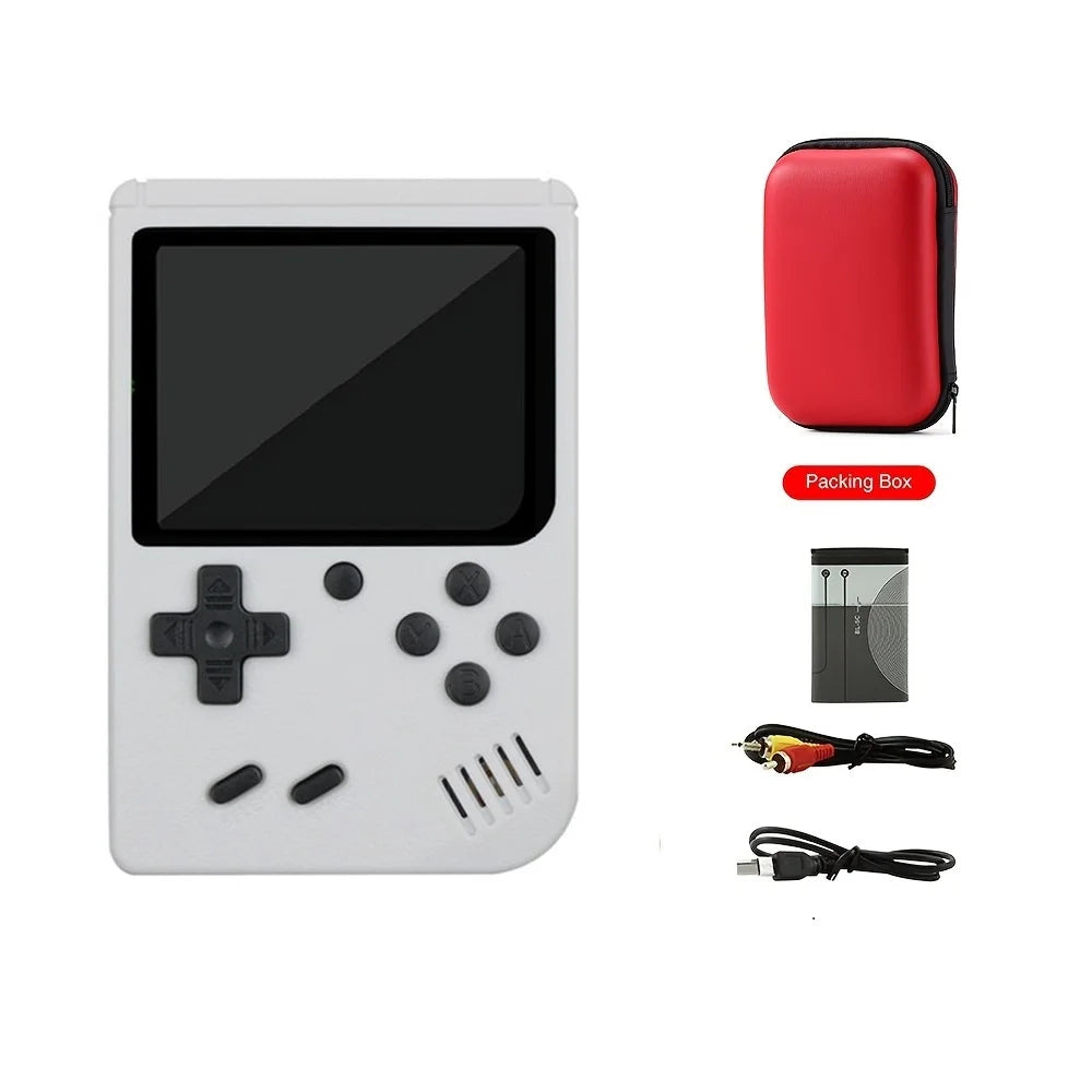 EZ Classic Retro Video Pocket Games Console Lcd Screen Built-in 400 Handheld Portable Mini Game Player for Boy Christmas Gift