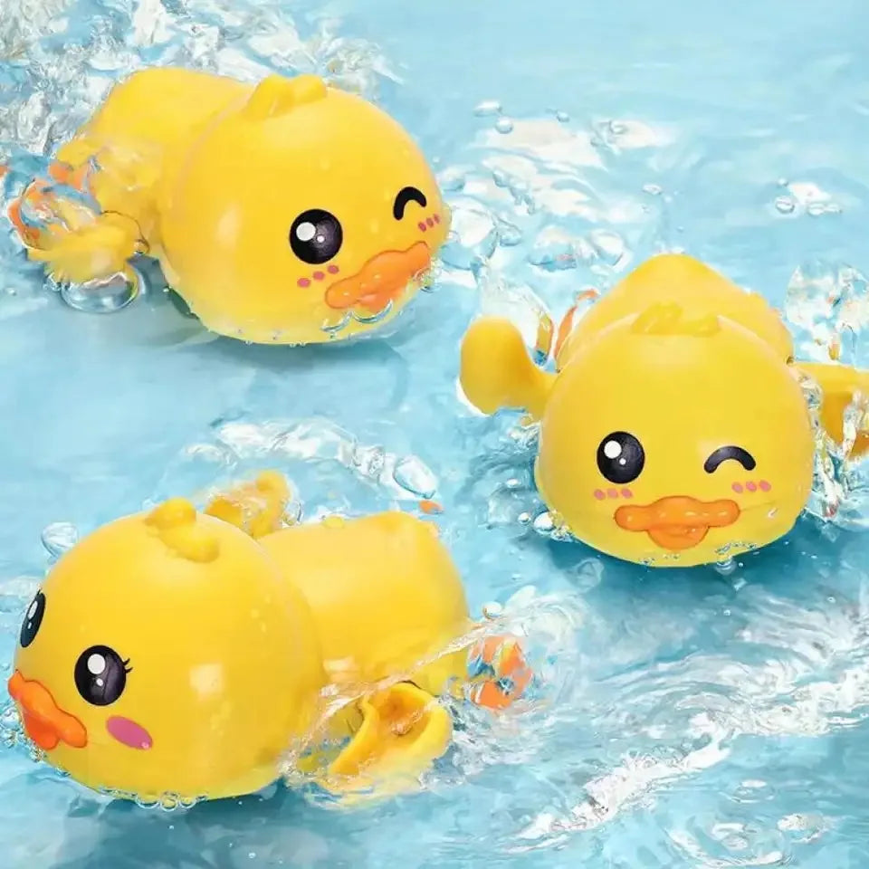 EZ 1 Pcs Children Bathing and Playing with Ducks Baby Bathroom Parent Child Interaction Bathing and Swimming Toys
