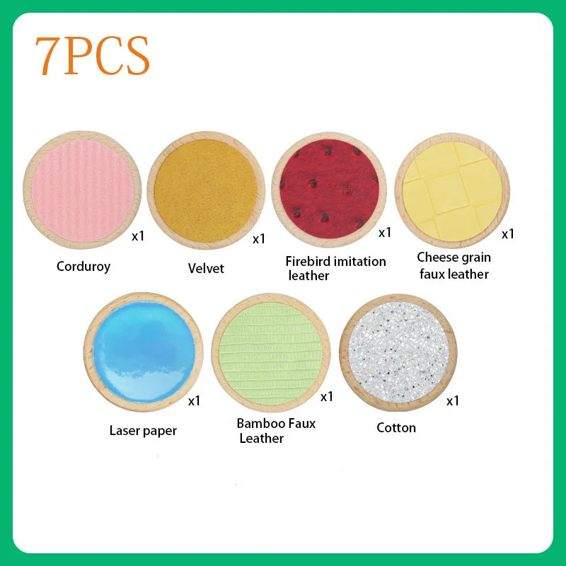 EZ Children Montessori Sensory Toys Tactile Board Matching Game Tactile Classification Color Cognition Memory Training Kids Toys