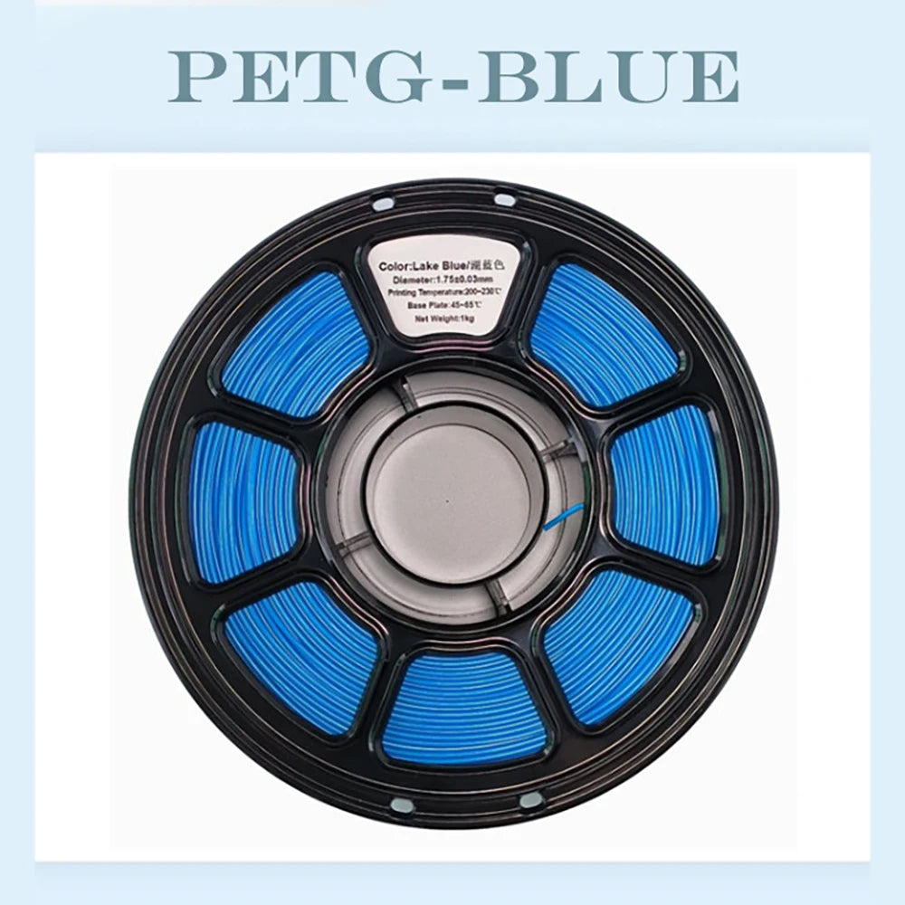 EZ Tideboom PETG Filament 3D Printing Materials 3D Printer Petg Filament 1KG Eco-Friendly Good Toughness Mix Color Petg 필라멘트