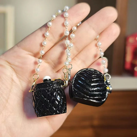 EZ Labubu Mini bag Dress Up Plush Toy for 17cm Labubu Doll Accessories Dollhouse Hanging Neck Accessories  schoolbag Pendant