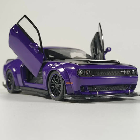 EZ 1:32 Dodge Challenger SRT Hellcat Redeye V8 Alloy Metal Diecast Model American Muscle Sports Car Collection Of Hobby Decorations
