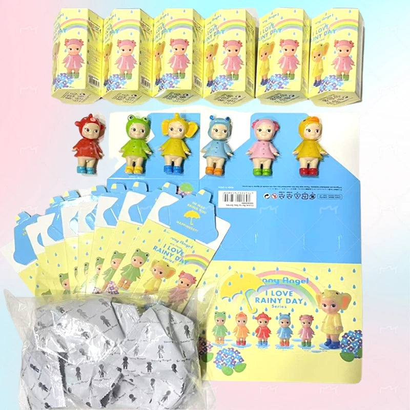 EZ Sunny Angel I Love Rainy Day Series Blind Box Kawaii Vinyl  Mystery Toys Mini Figure Desktop Decor Girls Kids Birthday Gift