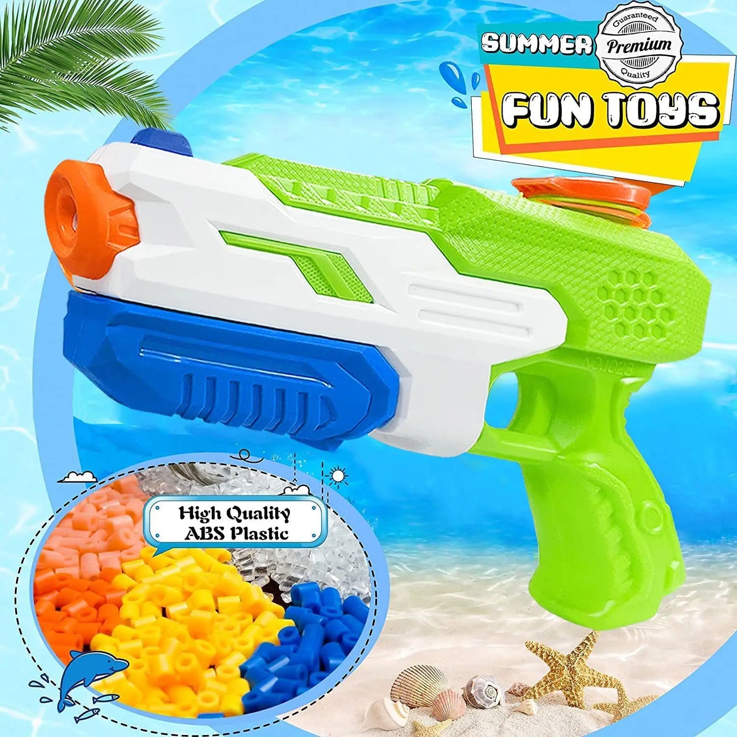 EZ Water Guns Summer Soaker Squirt Guns 600CC for kids Boys Girls Adults Outdoor Toy for Swimming Pool Yard Lawn Beach