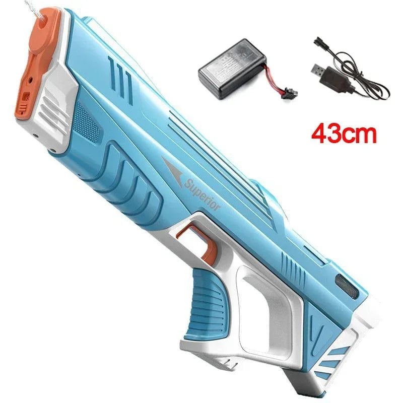 EZ Electric Water Guns For Adults Powerful Squirt Automatic Water Suction Water Blasters Summer Outdoor Beach Toy For boys Kid Gift