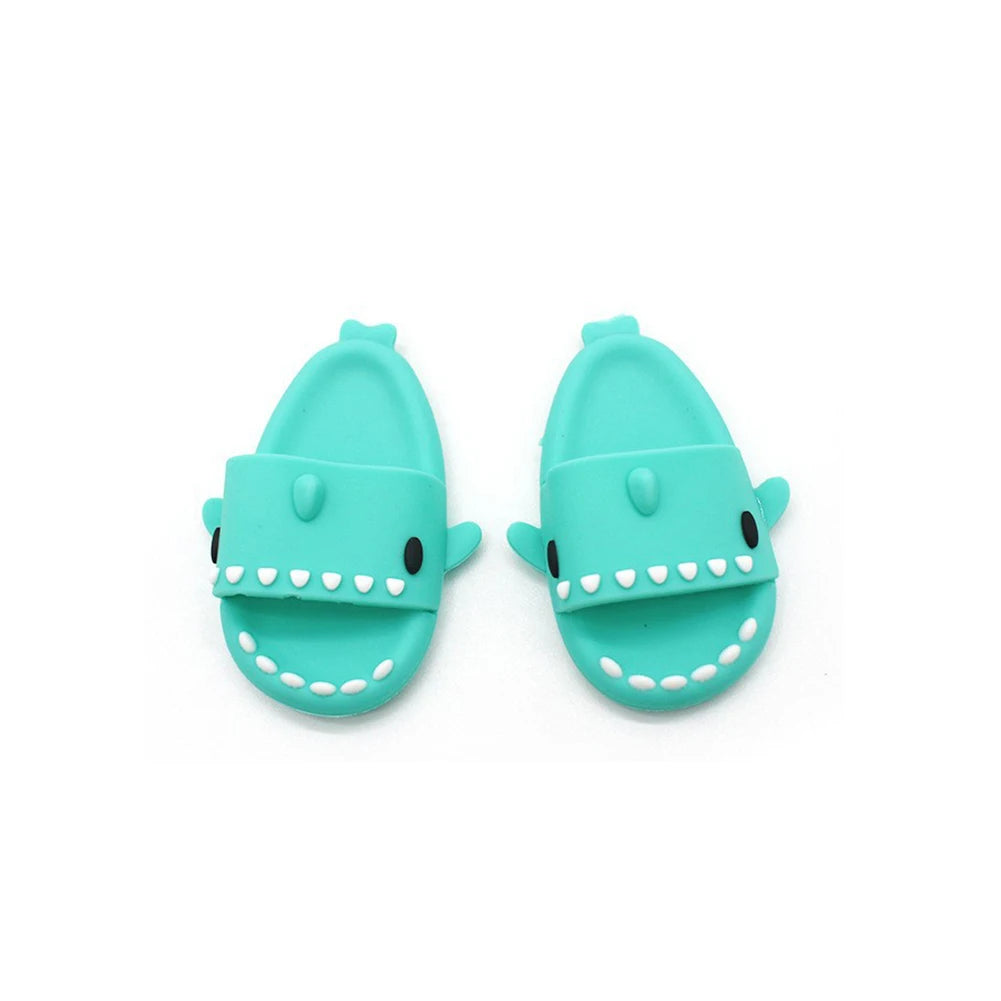 EZ (Shoes Only)17cm/10.5cm Labubu Accessories 3.0/4.0 Shoes Dolls Can Wear Shark Slippers Fun and Stylish Casual Shoes for Playtime