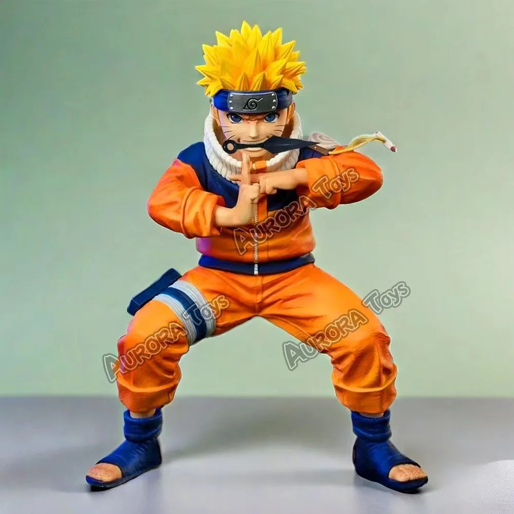 EZ 5.9in/15cm Anime Uzumaki Naruto Figure Kage Bunshin no Jutsu PVC PVC Action Figures Collection Model Toys Gifts