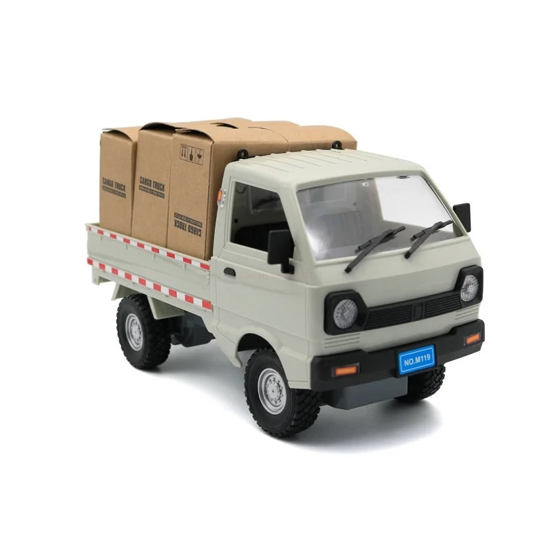 EZ 1:10/1:16 Wpl D12 Rc Car Simulation Drift Climbing Truck Led Light Cargo Rc Electric Toy Model For Boys Christmas Surprise Gifts