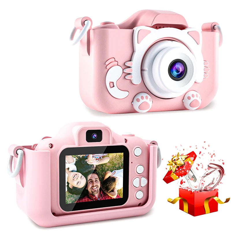 EZ Children Camera 1080P HD Toddler Digital Video Camera 2.0-inch Kids Camera with Silicone Cases Toys for Christmas Birthday Gifts