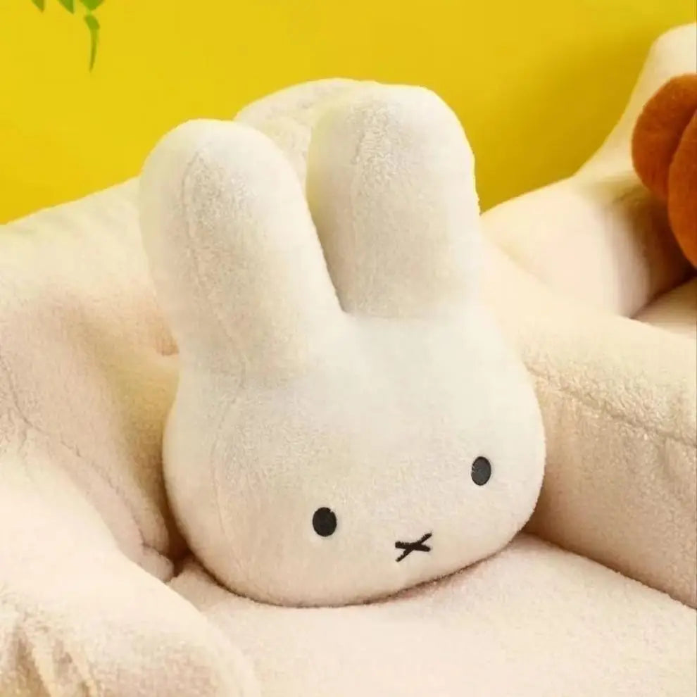 EZ Miffy Black eyes Cute Doll Plush Toy Kawaii Bed Pillow soft comfortable Sofa Cushion Pillow Gift toys for Girl and Boy