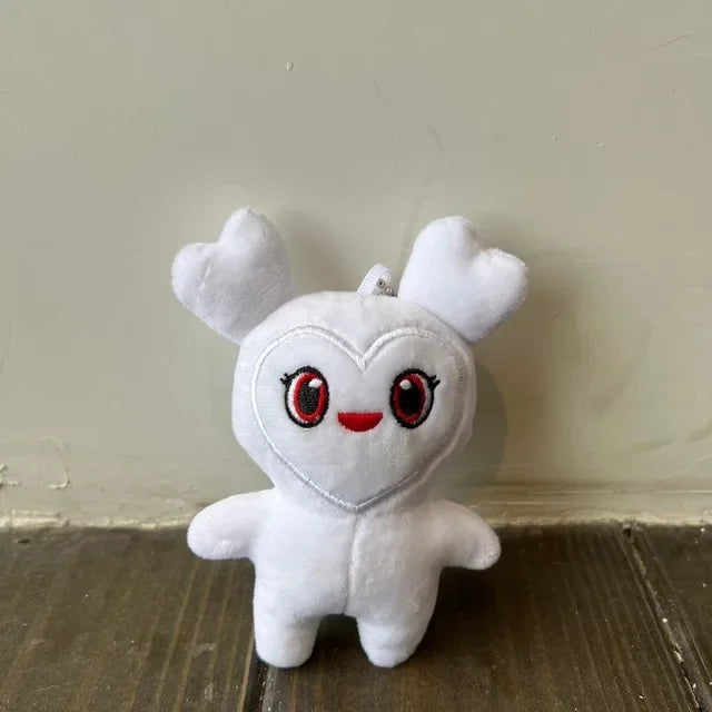 EZ Lovelys Plush Korean Super Star Plush Toy Cartoon Animal TWICE Momo Doll Keychain Pendant for Fans Girls Birthday Gifts