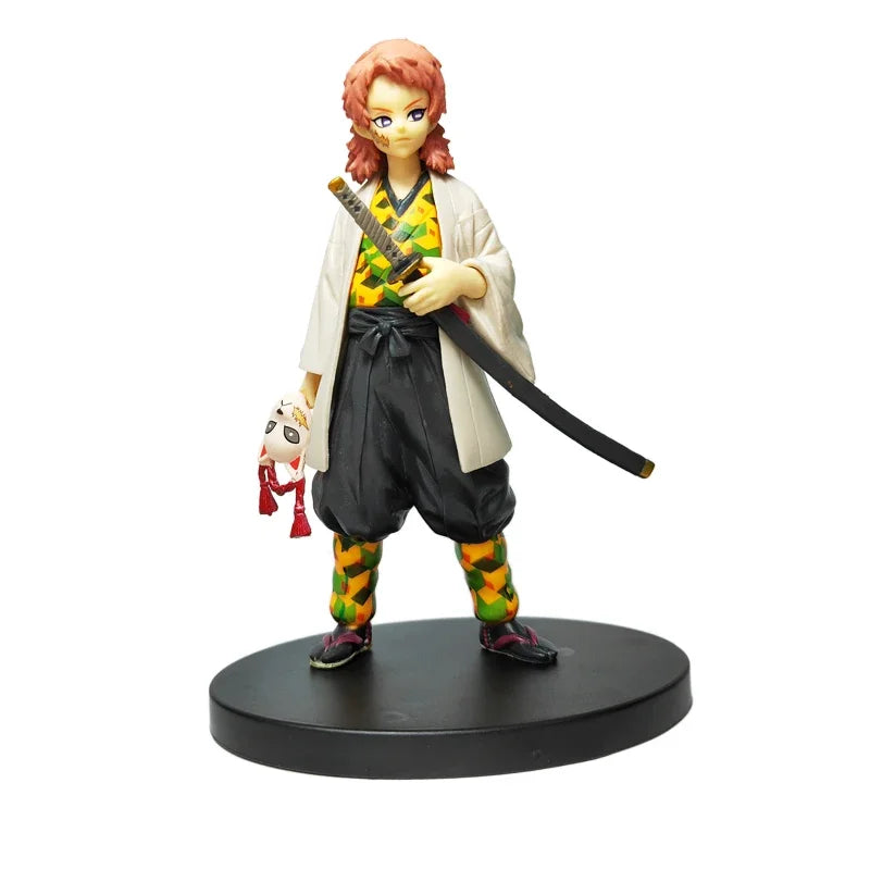 EZ Anime Figure Demon Slayer Figures Kimetsu No Yaiba Doll Tanjiro Nezuko Zenitsu Figurine Inosuke Warrior Action Figure Model Toys