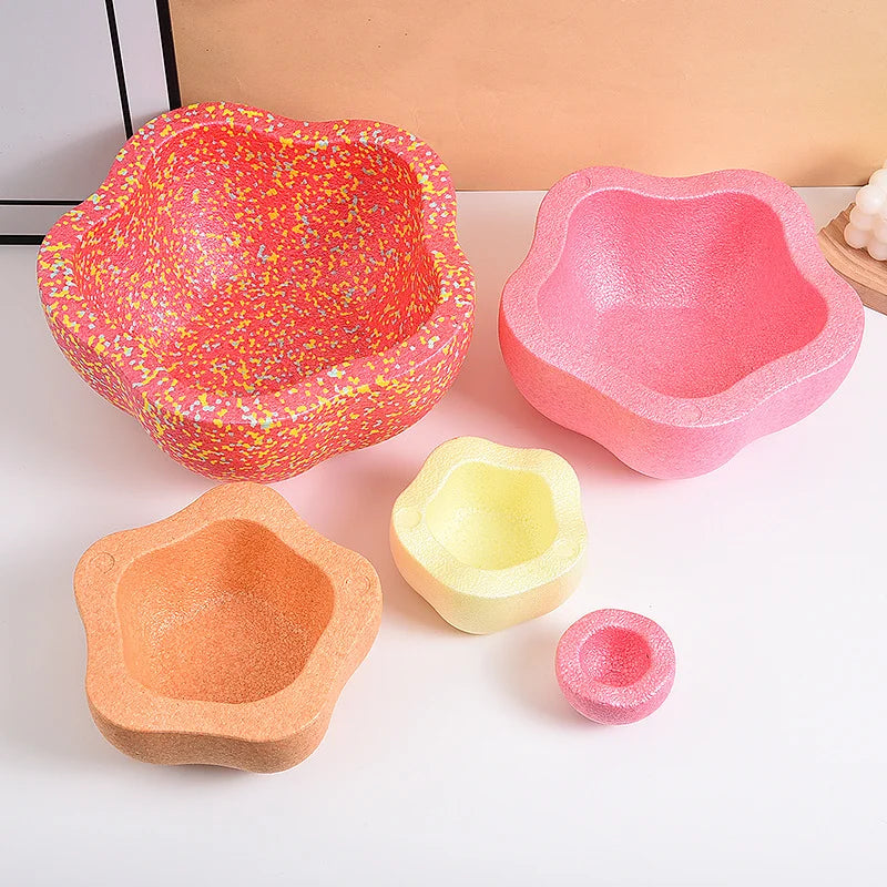 EZ Children's Balance Stapstones Toys Sensory IntegrationFoam Toys Stapstenenen Sports Balance Toys