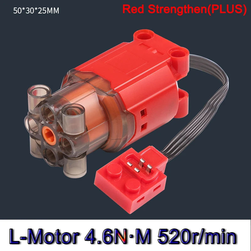 EZ Technical Electronic Building Block MOC Refit Accessories Micro-motor RC Power Functions Parts Creative DIY Car Bricks Kids Toys