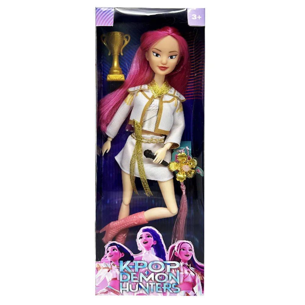 EZ HOT Doll Toys Kpop Demon Hunters Action Figure Toy Rumi Mira Zoey Beautiful Princess Baby Girl Dolls Plastic DIY Toy for Girls