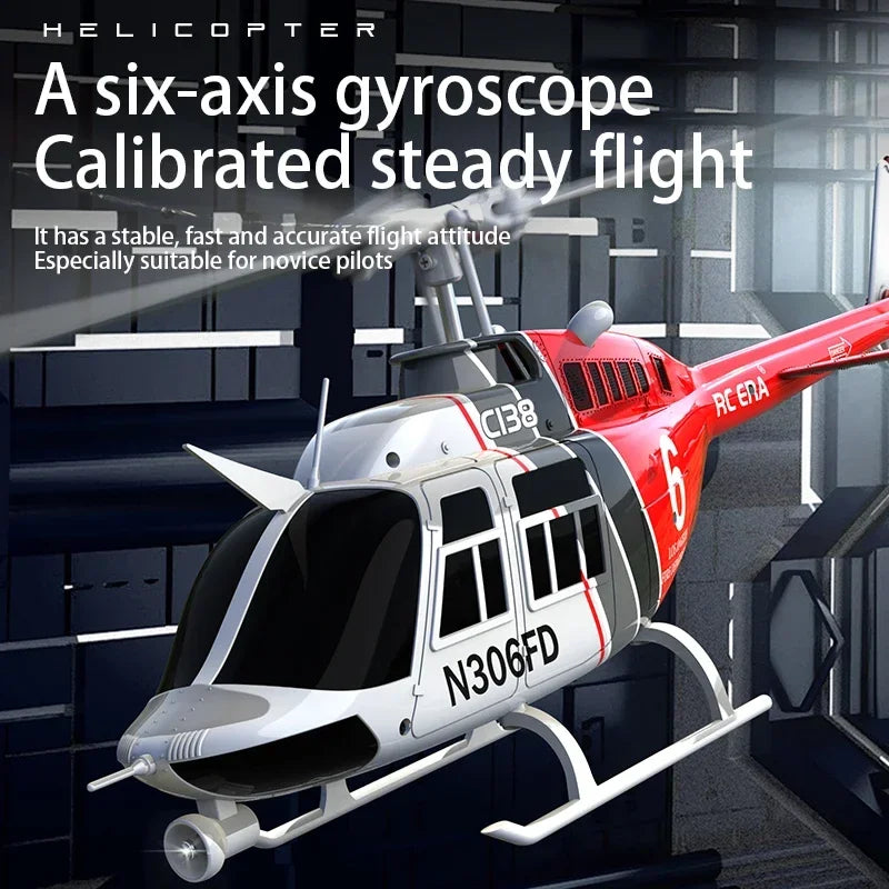 EZ RC ERA C138 1:36 Remote Control Simulation RC Bell 206 Helicopter Altitude Hold 2.4g Genuine 6axis Gyro