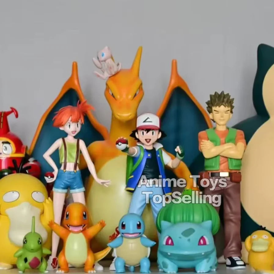 EZ 13cm/5.1in Anime Pokemen Figure Ash Ketchum Action Figures Pvc Collection Model Toys for Children Gifts
