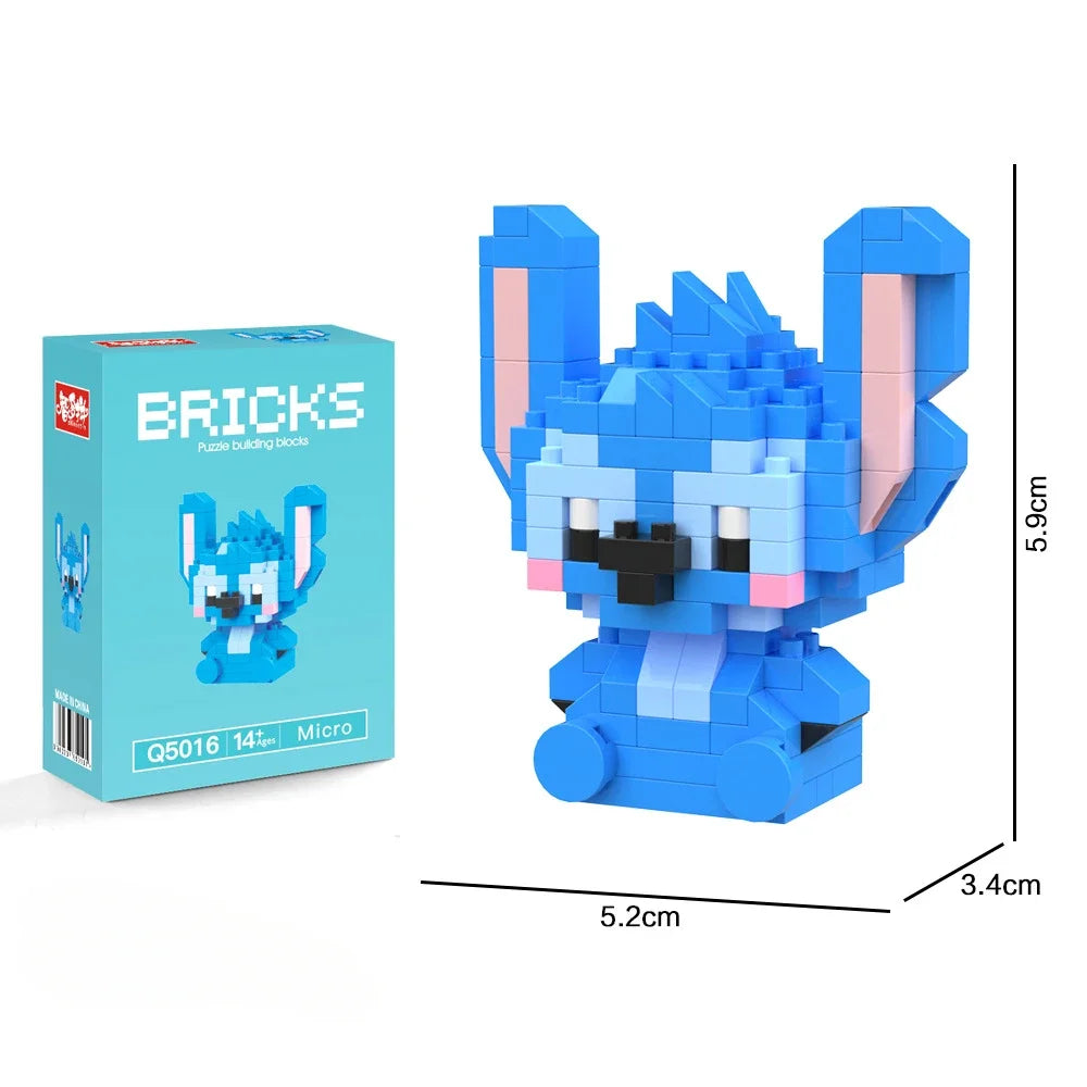 EZ New Super Mario Q Cartoon jigsaw Puzzle Blocks for children Small particles  educational toy student doll model gift