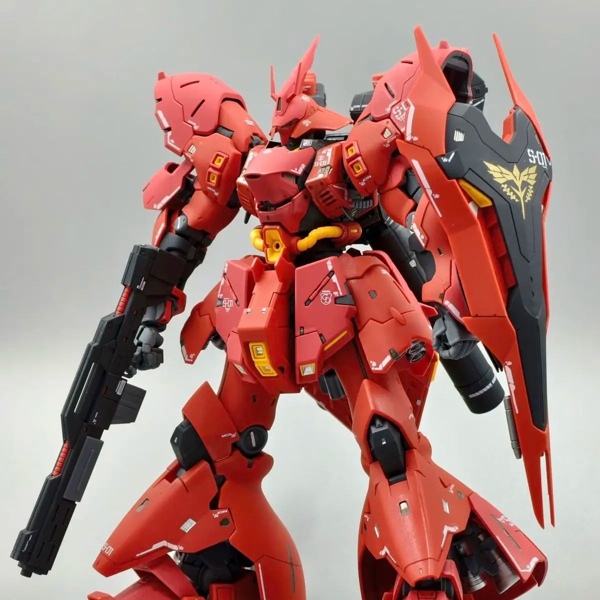 EZ SIHAI model RG 1/144 Assembly Model Kit MSN-04 Sazabi Action Figure Robot Plastic Model robot toy gifts