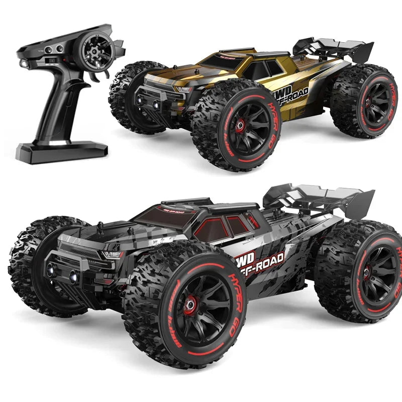 EZ MJX 14209 14210 1：14 4WD RC Car Off-road Racing High Speed Brushless 2.4G Remote Control Cars RC Truck 75km/H Truck Electric Toy