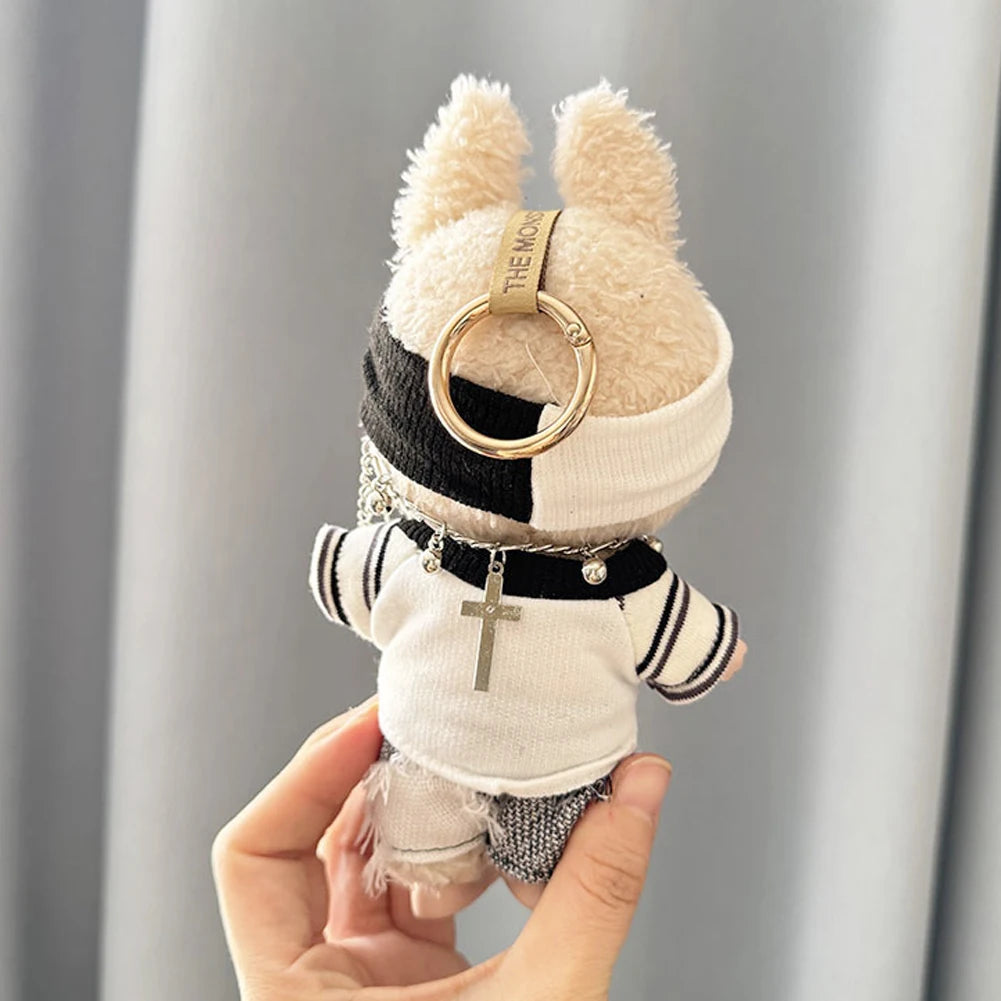 EZ For 17cm Labubu I II Idol Dolls Cute Mini Plush Doll'S Clothes