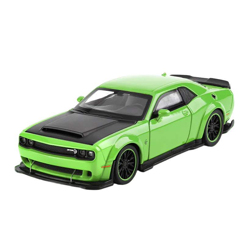 EZ 1:32 Dodge Challenger SRT Hellcat Redeye V8 Alloy Metal Diecast Model American Muscle Sports Car Collection Of Hobby Decorations