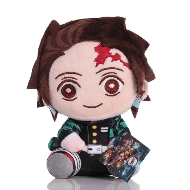 EZ Demon Slayer Plush Stuffed Toys Tsugikuni Yoriichi Tsugikuni Michikatsu Akaza Anime Cartoon Figure Doll Children's Birthday Gift